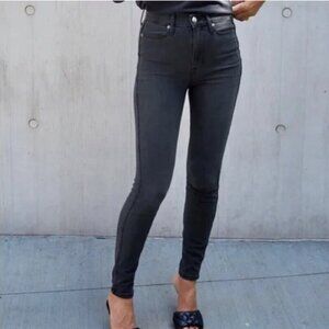 AYR The Riser High Rise Jeans Onyx 27x30